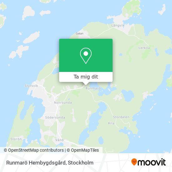 Runmarö Hembygdsgård karta