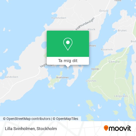 Lilla Svinholmen karta