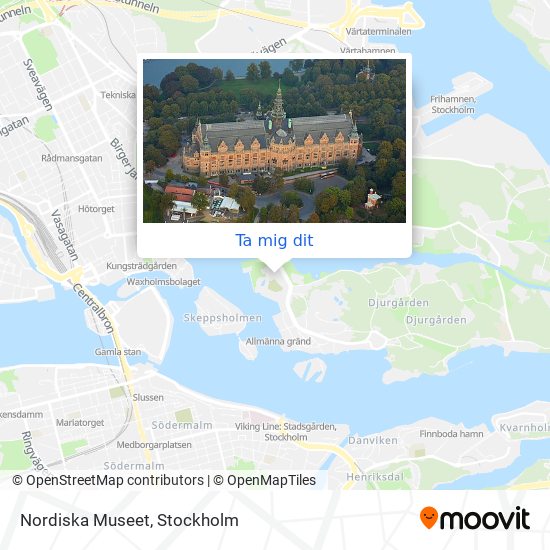 Nordiska Museet karta