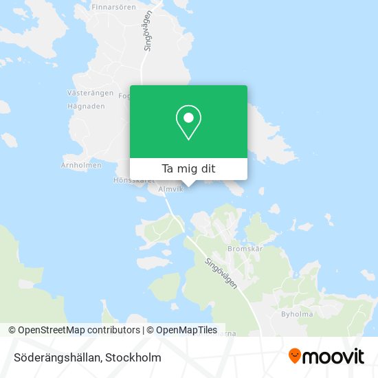 Söderängshällan karta