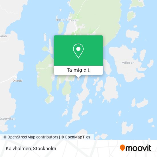 Kalvholmen karta