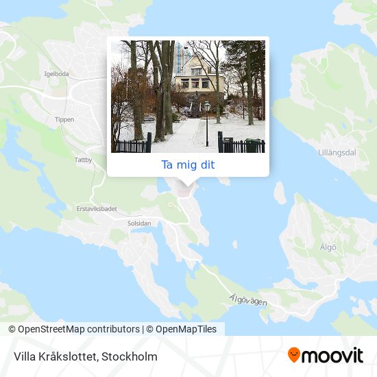 Villa Kråkslottet karta