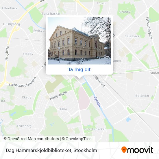 Dag Hammarskjöldbiblioteket karta