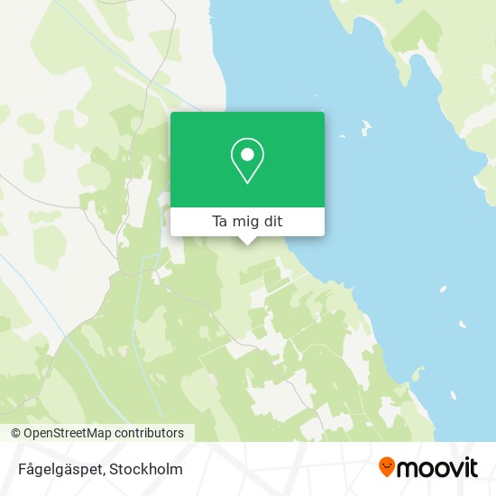 Fågelgäspet karta