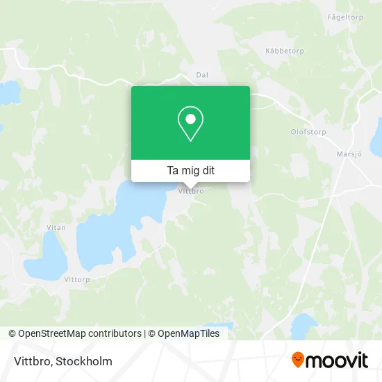 Vittbro karta