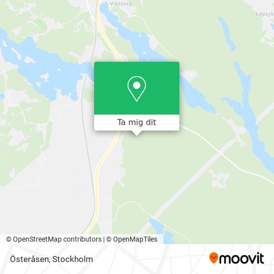 Österåsen karta