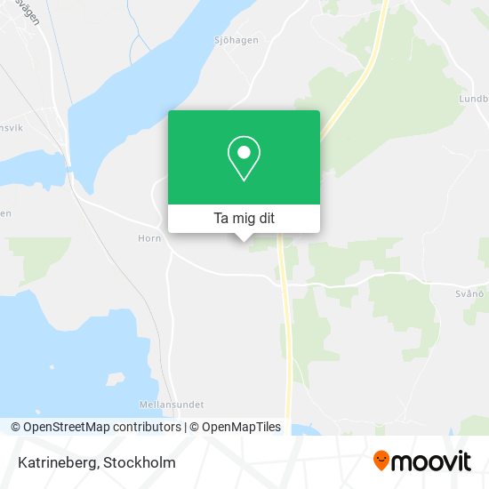 Katrineberg karta