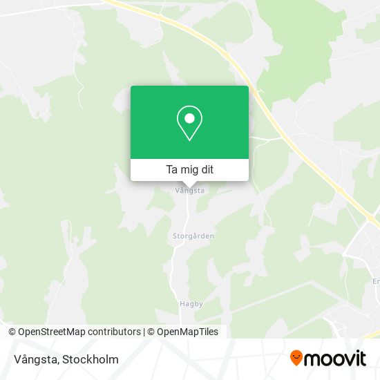 Vångsta karta