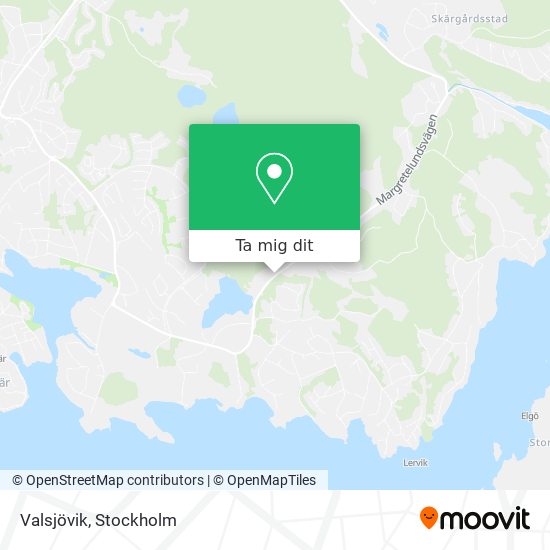 Valsjövik karta