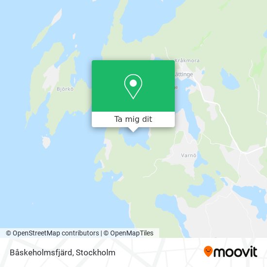 Båskeholmsfjärd karta