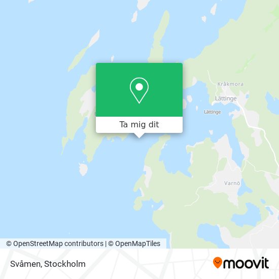 Svåmen karta