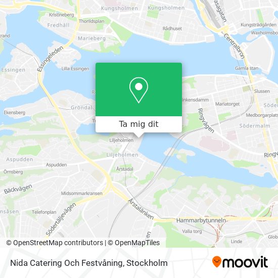 Nida Catering Och Festvåning karta