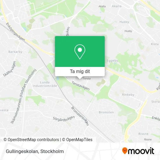 Gullingeskolan karta