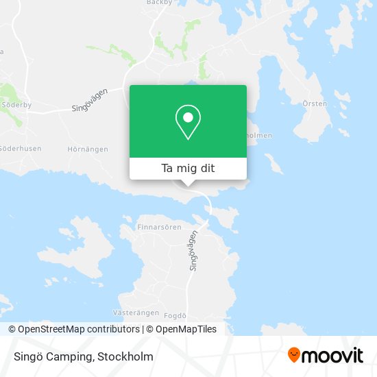 Singö Camping karta