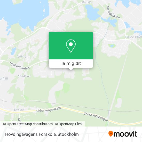 Hövdingavägens Förskola karta