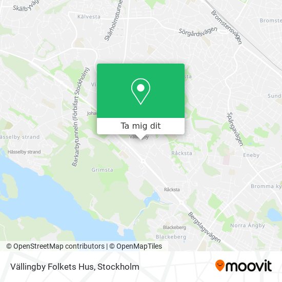 Vällingby Folkets Hus karta