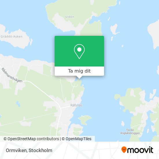 Ormviken karta