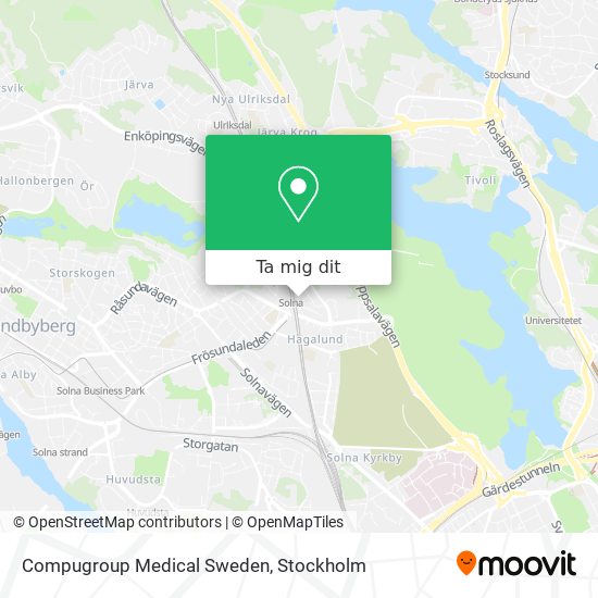 Compugroup Medical Sweden karta