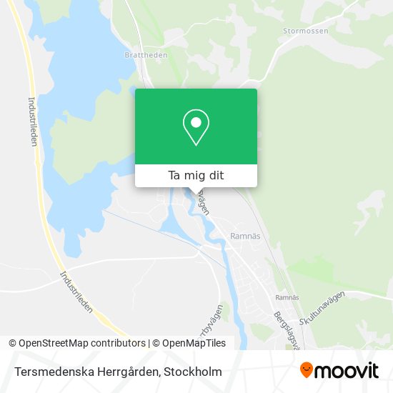 Tersmedenska Herrgården karta