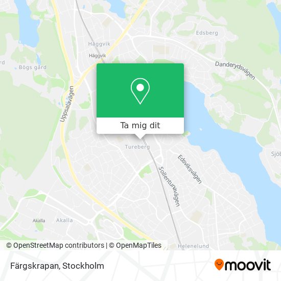 Färgskrapan karta