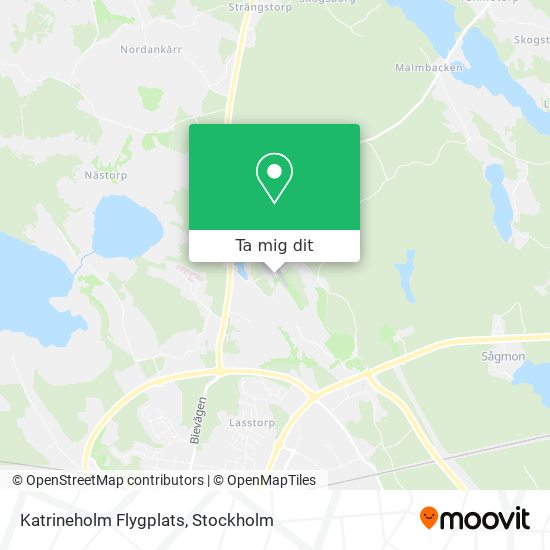 Katrineholm Flygplats karta