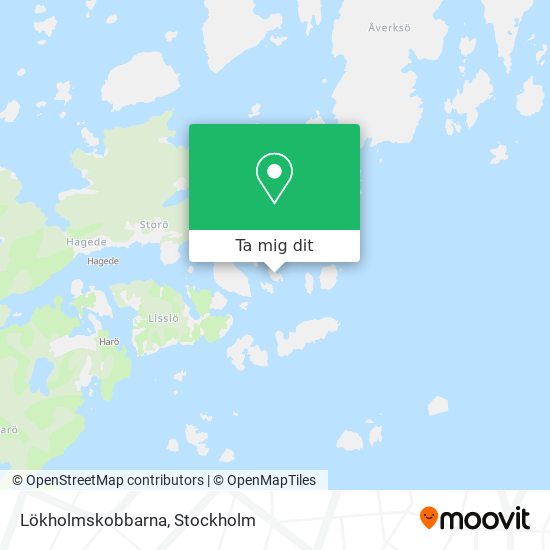 Lökholmskobbarna karta