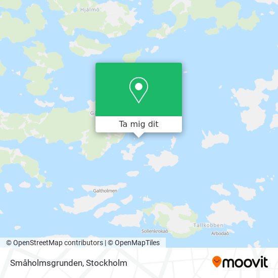 Småholmsgrunden karta