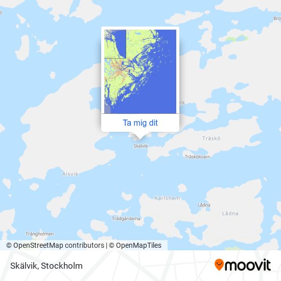 Skälvik karta