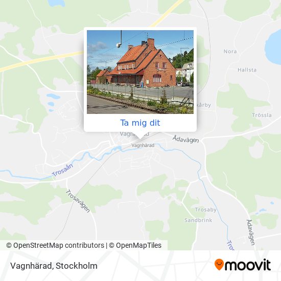 Vagnhärad karta