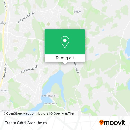 Fresta Gård karta