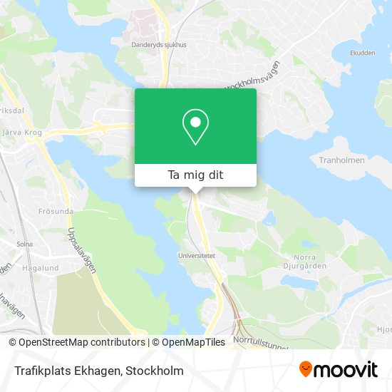Trafikplats Ekhagen karta