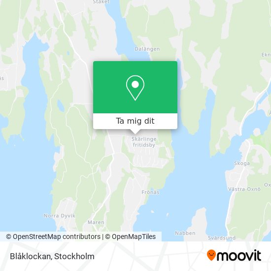 Blåklockan karta