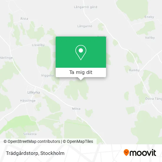 Trädgårdstorp karta
