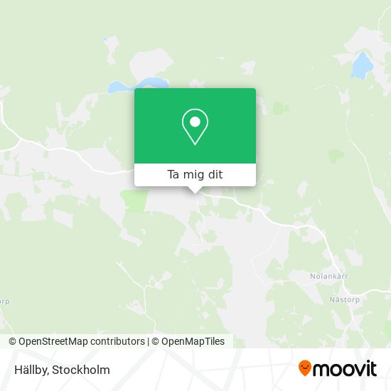 Hällby karta