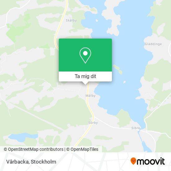 Vårbacka karta