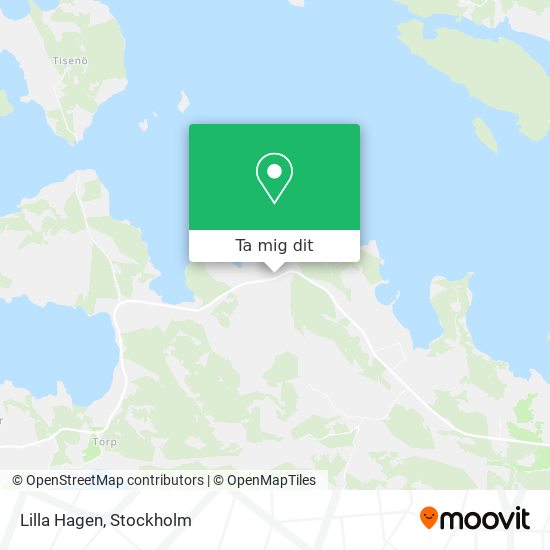 Lilla Hagen karta