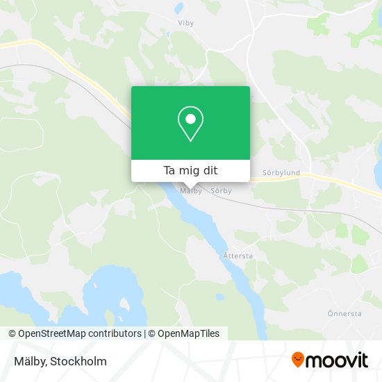 Mälby karta