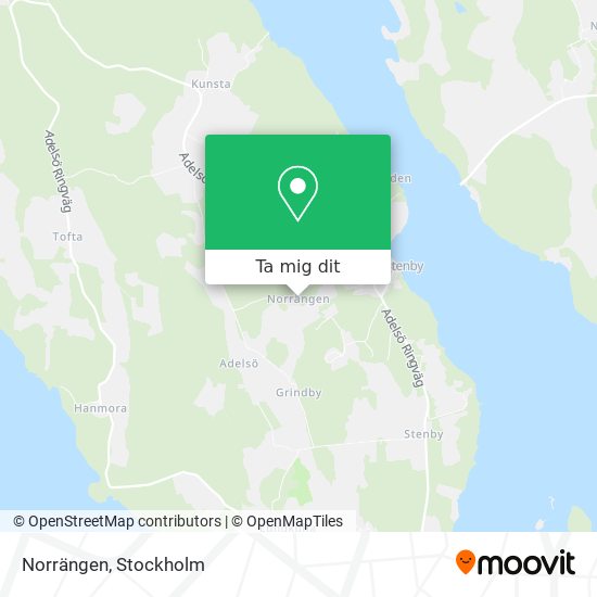 Norrängen karta