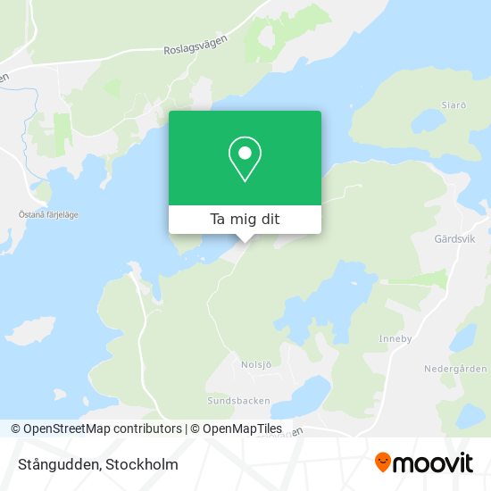 Stångudden karta