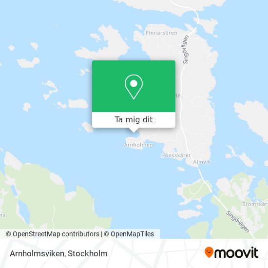 Arnholmsviken karta