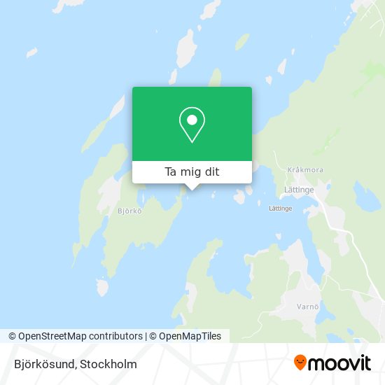 Björkösund karta