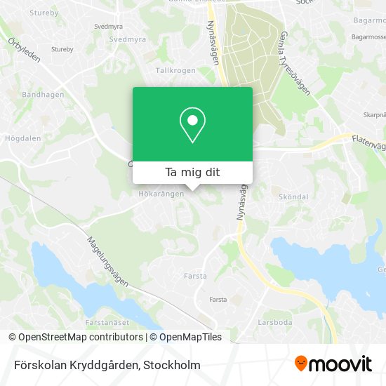 Förskolan Kryddgården karta