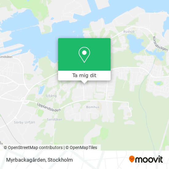 Myrbackagården karta