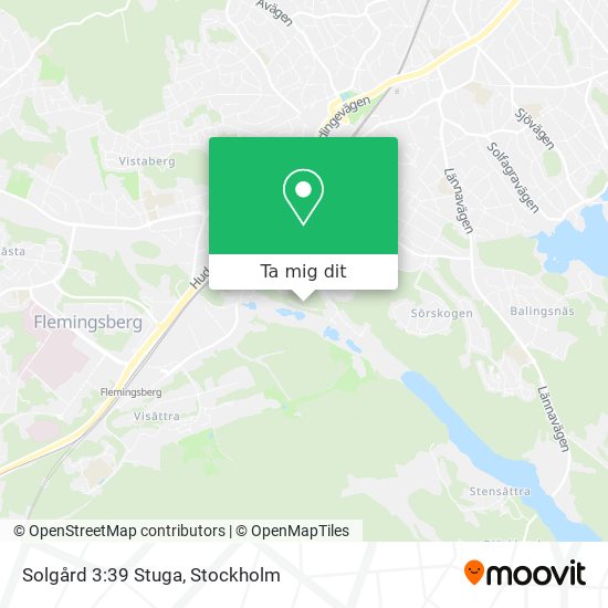 Solgård 3:39 Stuga karta