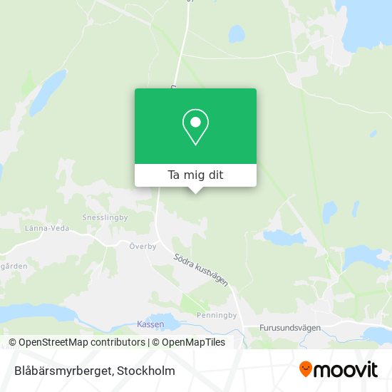 Blåbärsmyrberget karta