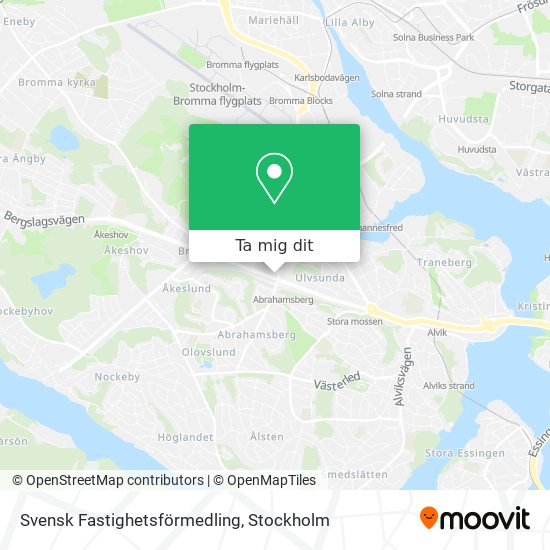 Svensk Fastighetsförmedling karta