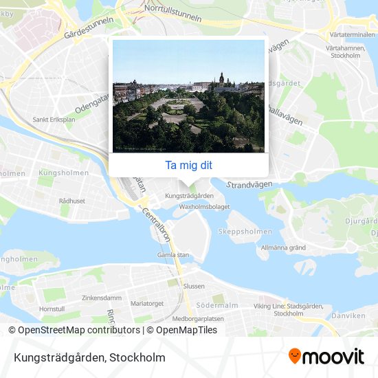 Kungsträdgården karta