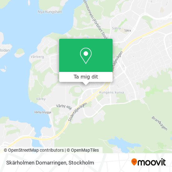 Skärholmen Domarringen karta