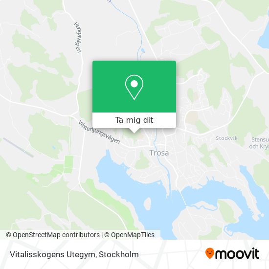 Vitalisskogens Utegym karta