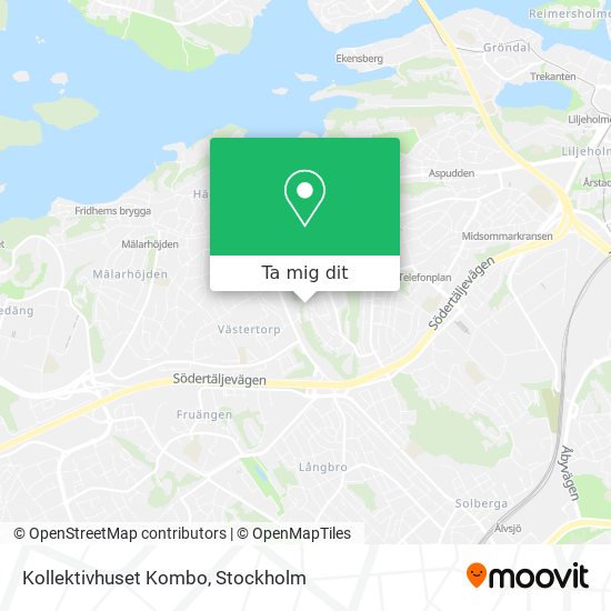 Kollektivhuset Kombo karta